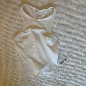 NWT Nulux Racerback Cropped Run Tank